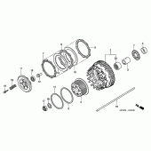 Схема вузла: Зчеплення для Honda VFR800 VFR