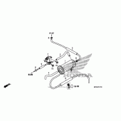 Схема узла: Система вентиляции бака для Honda NT700 NT700V
