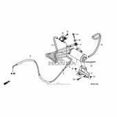 Схема узла: Evap canister для Honda VT1300 Fury