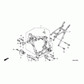 Схема вузла: Рама для Honda CRF150 CRF150RB