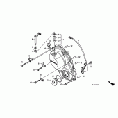 Схема узла: Правая крышка картера (CBR600RR9,A/RA9,A) для Honda CBR600