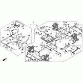Схема вузла: Carburetor assy. 94-97 для Honda VFR750F Interceptor