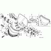 Схема вузла: Вітрове скло (GL1500SEP / SER) для Honda GL1500 Gold Wing Special Edition