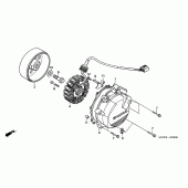 Схема вузла: Генератор для Honda VFR800 VFR