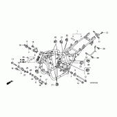 Схема вузла: Рама для Honda CB1300 Super Four