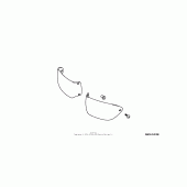 Схема узла: Foglight lens protector для Honda GL1800 Gold Wing