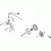 Схема вузла: Генератор для Honda VFR750F VFR750R (RC30)