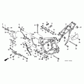 Схема вузла: Рама для Honda XR250