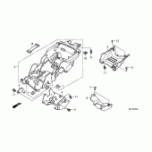 Схема вузла: Заднє крило (CBR1000RA) для Honda CBR1000 CBR1000RR (ABS) Fireblade