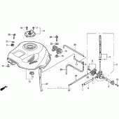 Схема узла: Топливный бак для Honda CBR900RR CBR919RR Fireblade