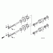 Схема узла: Balancer shaft для Honda ST1300 Pan-European