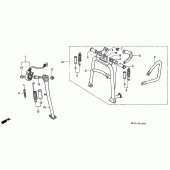 Схема вузла: Підставка для Honda XRV750 Africa Twin