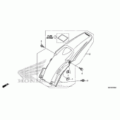 Схема вузла: Заднє крило для Honda CRF150 CRF150RB