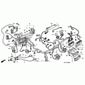 Схема узла: Электрооборудование для Honda FSC600 Silver Wing