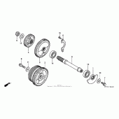 Схема вузла: Балансир для Honda VTX1800