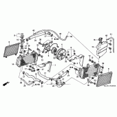 Схема вузла: Радіатор для Honda VFR800 Interceptor