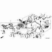 Схема узла: Электрооборудование для Honda VT750 Shadow RS
