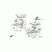 Схема вузла: Cowl pocket для Honda CB1300 Super Bol D'Or