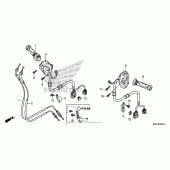 Схема вузла: Switch + cable (2) для Honda VFR1200 VFR