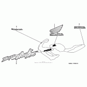 Схема вузла: Marks для Honda VTR1000 Superhawk