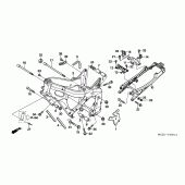 Схема вузла: Рама (CBR600RR5 / 6) для Honda CBR600 CBR600RR