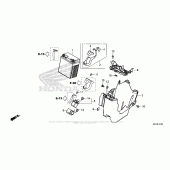 Схема вузла: Акумулятор для Honda CMX300 Rebel