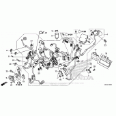 Схема вузла: Електрообладнання для Honda NC700