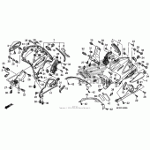 Схема узла: Нижний обтекатель для Honda ST1300 Pan-European Police