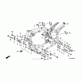 Схема вузла: Рама для Honda VTX1800