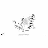 Схема вузла: Рульова траверса для Honda VT1300 Sabre