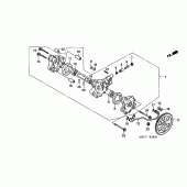 Схема вузла: Масляний насос для Honda FMX650