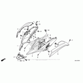 Схема вузла: Side Cowl для Honda NC700