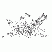 Схема узла: Рама для Honda NT700 Deauville