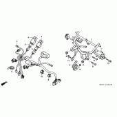 Схема узла: Cowl stay для Honda ST1300 Pan-European