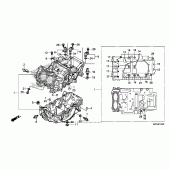 Схема узла: Картер двигателя для Honda NC700