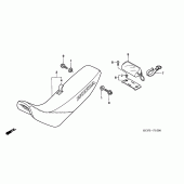 Схема вузла: Сидіння для Honda XR400