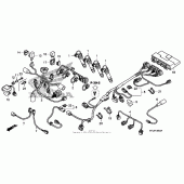 Схема вузла: Sub harness (cbr1000ra) для Honda CBR1000 CBR1000RR (ABS) Fireblade