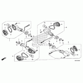 Схема вузла: Поворотники для Honda CRF1000 Africa Twin