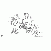 Схема вузла: Cowl stay (VFR800A) для Honda VFR800 VFR