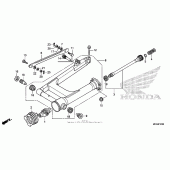 Схема узла: Задний рычаг (Маятник) для Honda VT750 Shadow Aero