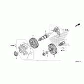Схема вузла: Final Gear для Honda ST1300 Pan-European Police