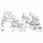 Схема узла: Воздушный фильтр для Honda CBR600 CBR600RR