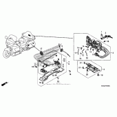 Схема узла: Opener unit для Honda GL1800 Gold Wing