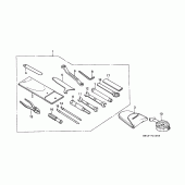 Схема вузла: Інструмент для Honda CBR600 CBR600F Hurricane