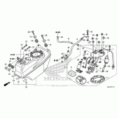 Схема узла: Топливный насос для Honda ST1300 Pan-European Police