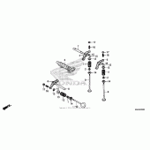 Схема вузла: Camshaft valve (fr.) Для Honda VT750 Shadow Aero