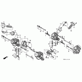 Схема вузла: Карбюратор (COMPONENT PARTS) для Honda VFR400
