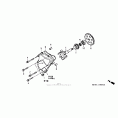 Схема вузла: Водяний насос для Honda RVT1000R RVT RC51