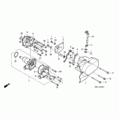 Схема узла: Водяной насос для Honda VF750 Magna
