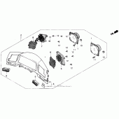 Схема узла: Приборная панель set 90 для Honda GL1500 Gold Wing Special Edition